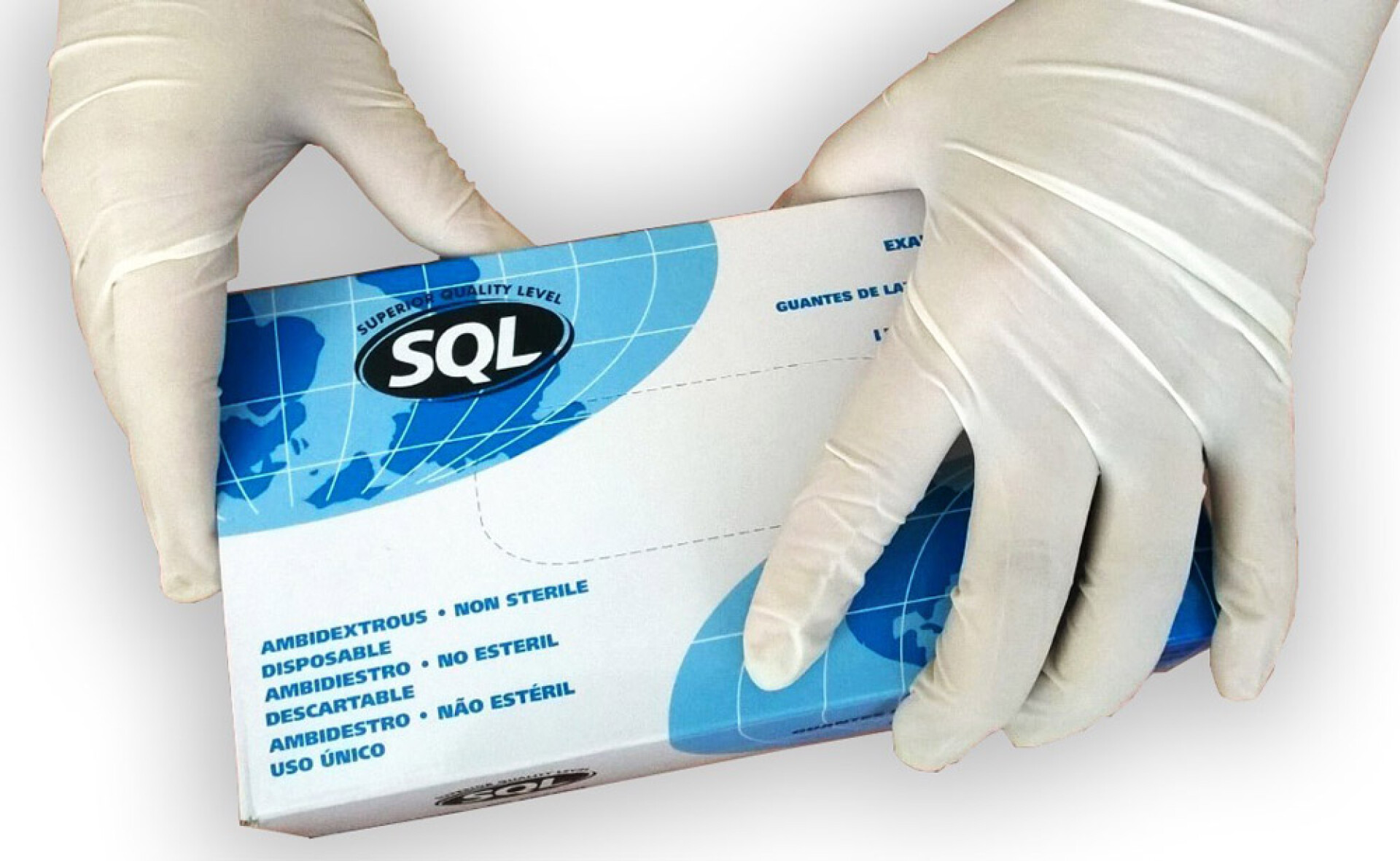 Guantes Descartables Latex Caja X 100 Msp talle M 