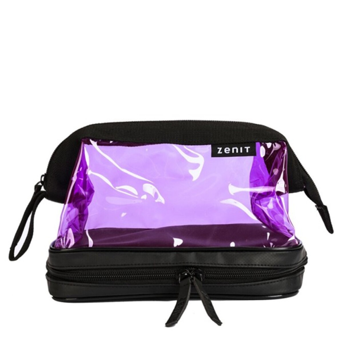 NECESAIRE ZNT TRANSPARENTE PU - PURPURA 