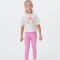 CALCA LEGGING FEM ROSA CLARO