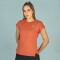 TSHIRT FEM POLY/SPX EVERLAST EARTHED OR W7 Orange