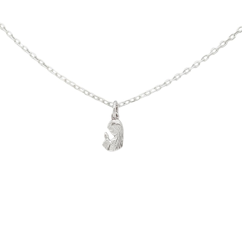 Dije Colgante Virgen Niña-Plata 925-Sin Piedra-CP3002 sinpiedra
