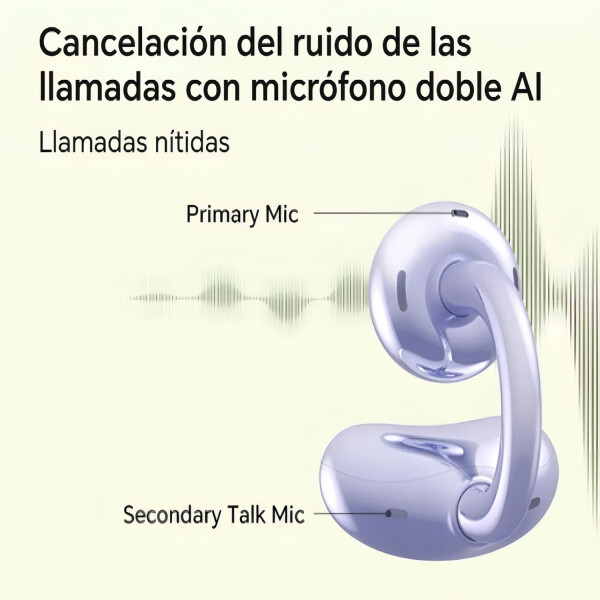 Auriculares Honor Choice Earbuds Clip True VIOLETA