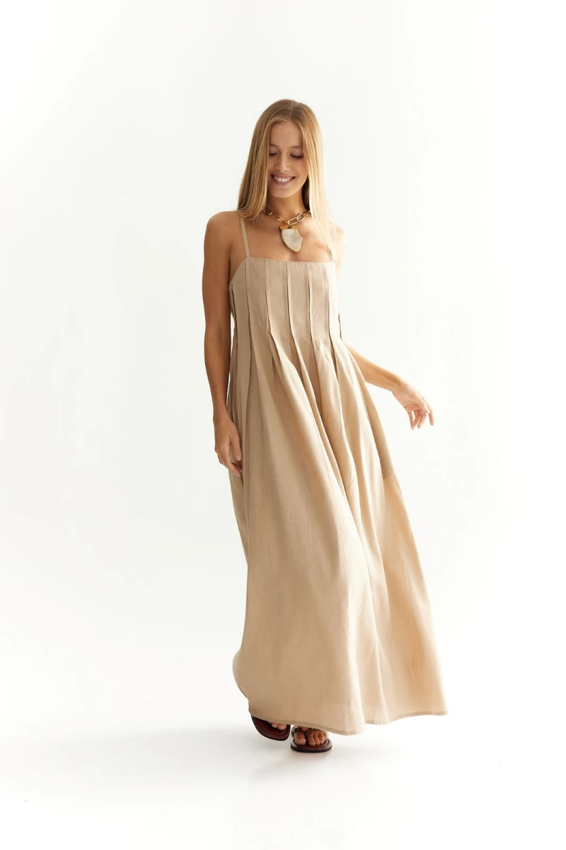 Vestido Lidia beige l