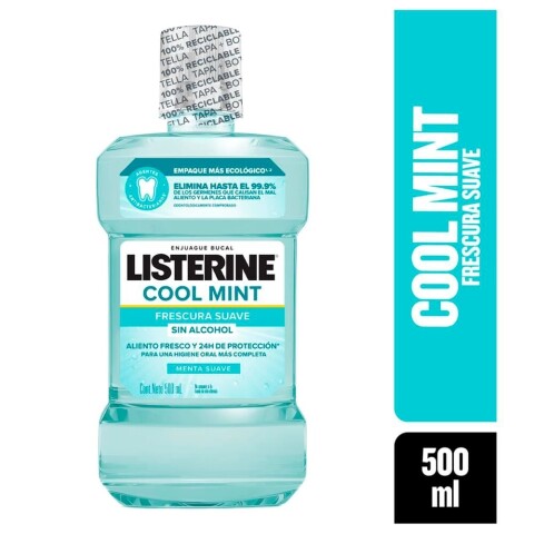 Listerine enjuague bucal 500 ml Cool Mint