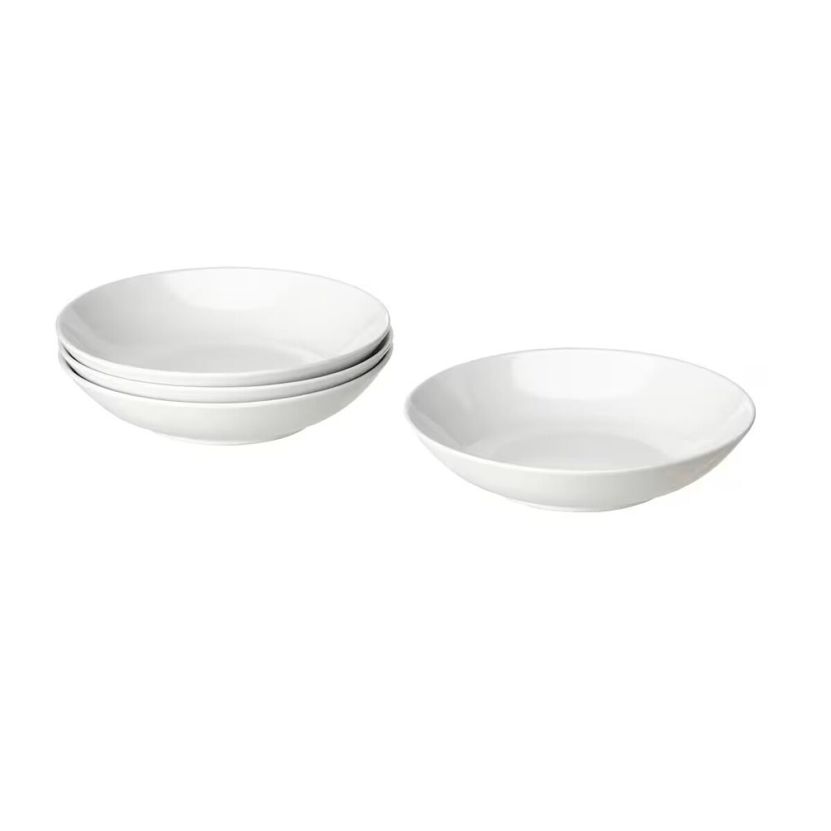 Plato Hondo Selecta Ibiza Blanco 23 cm 