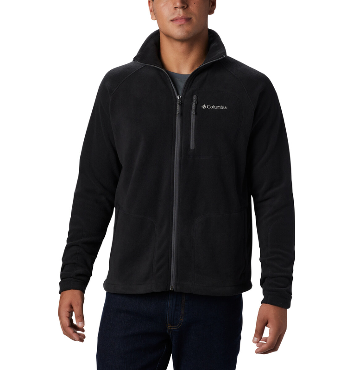 Campera Fast Trek II Full Zip Hombre - BLACK 