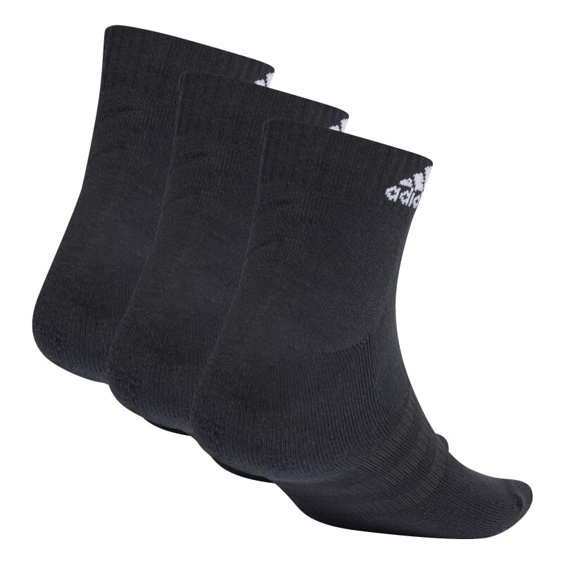 Medias Adidas Cushioned Sportswear 3 Pares Negro
