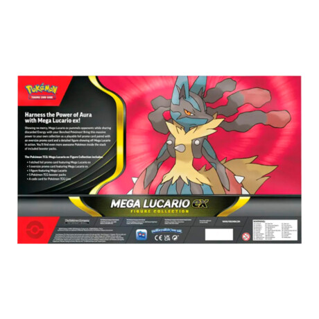 Pokémon TCG: Mega Lucario Ex - Colección con figura [Español] Pokémon TCG: Mega Lucario Ex - Colección con figura [Español]