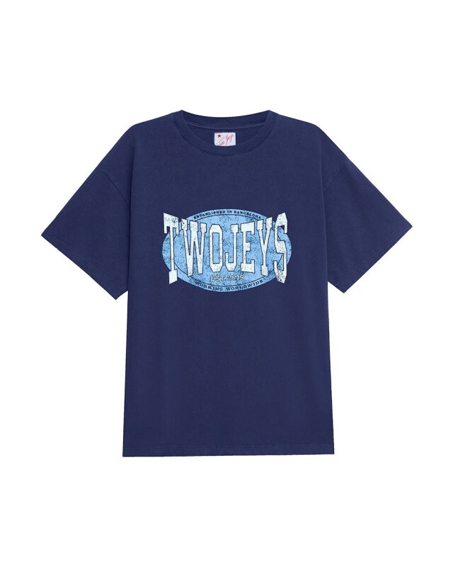 Camiseta TwoJeys Worldwide - Azul Marino Camiseta TwoJeys Worldwide - Azul Marino