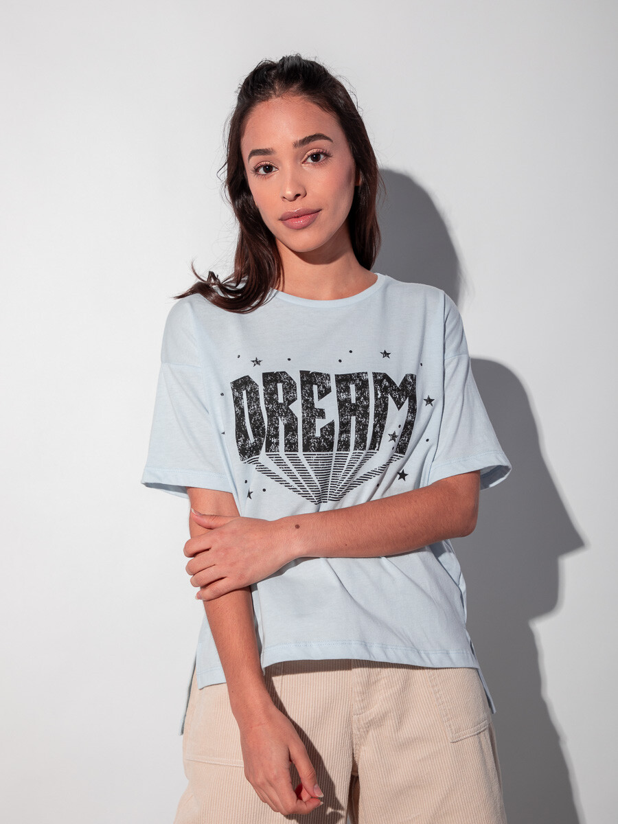 REMERA CRUISER Celeste