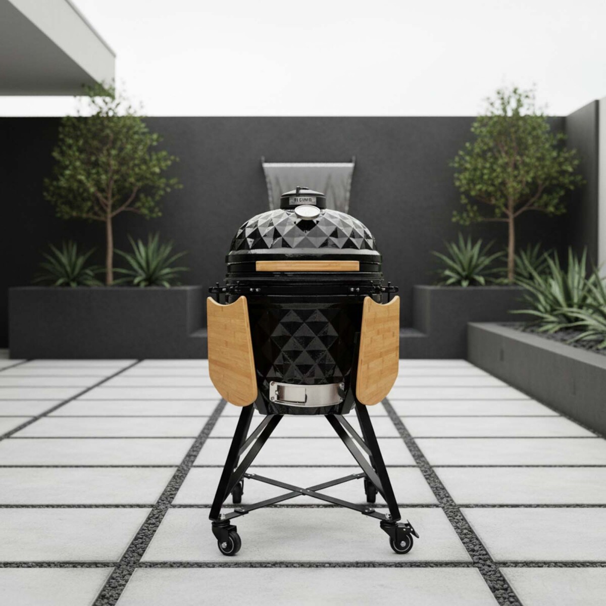 KIT - BARBACOA NEGRO CERÁMICA 