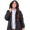 Campera Taslon Dama Negra