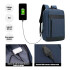 Mochila Porta Notebook Laptop C/puerto Usb Impermeable Variante Color Azul