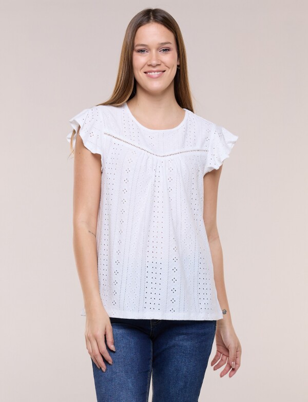 Blusa Broderie CRUDO