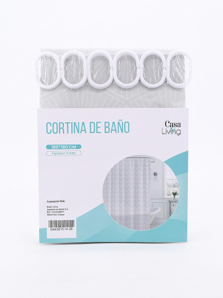 CORTINA PEVA 0,1MM GRIS