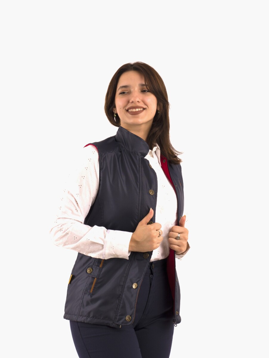 Chaleco Micropolar dama - Azul 
