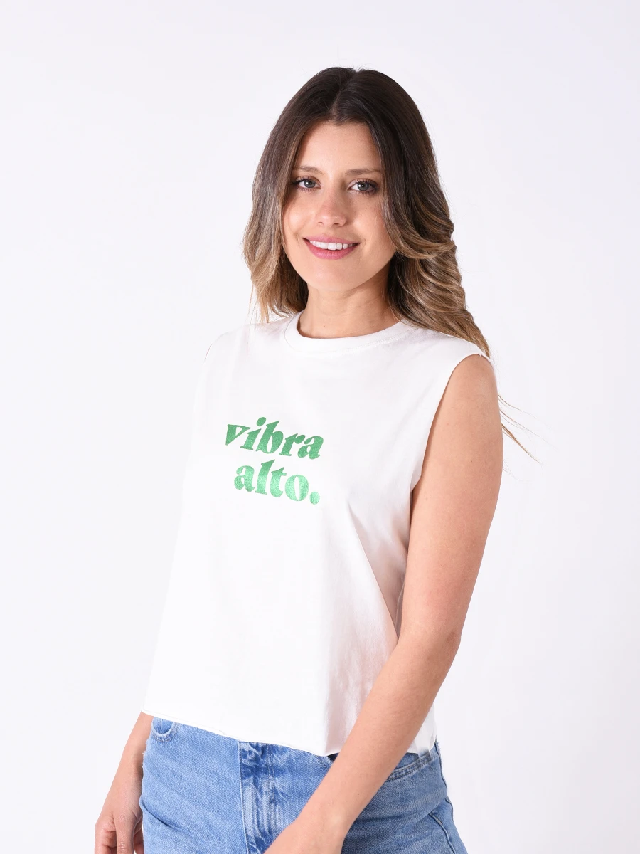 REMERA VIBRA ALTO - BLANCO 