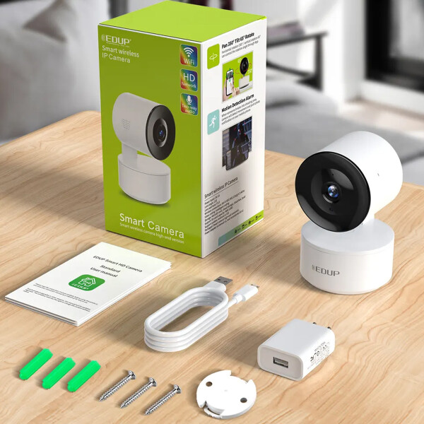 Cámara Edup Eh-1296p15 Wifi 2k CAMARA EDUP EH-1296P15 2K INTERIOR