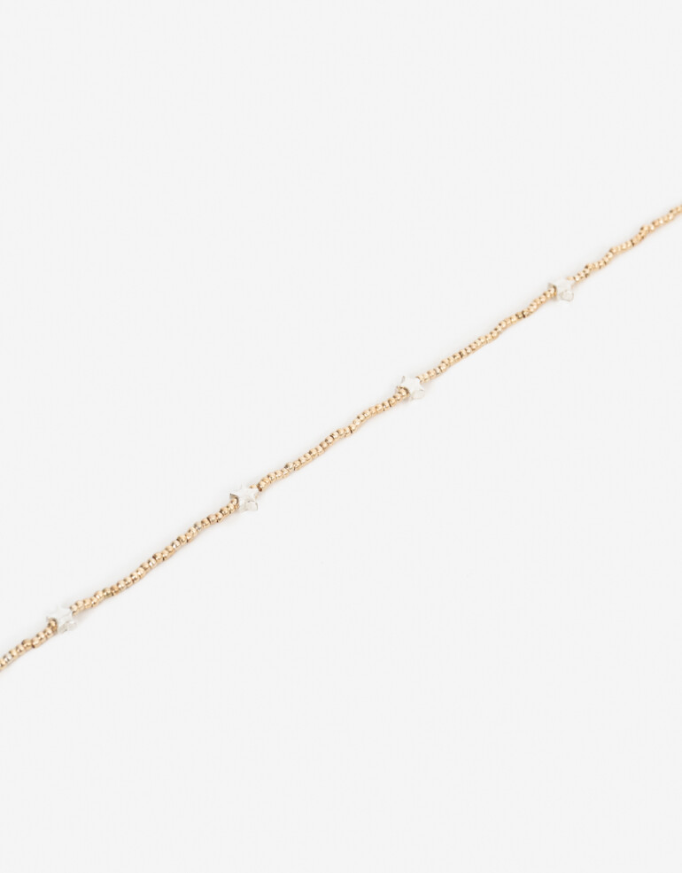 Chokers Metal Choker De Estrellas - Combinacion Bicolor