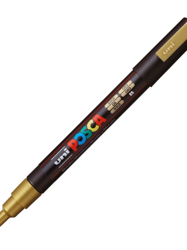 MARCADOR UNI POSCA 1.3 MM ORO N/A