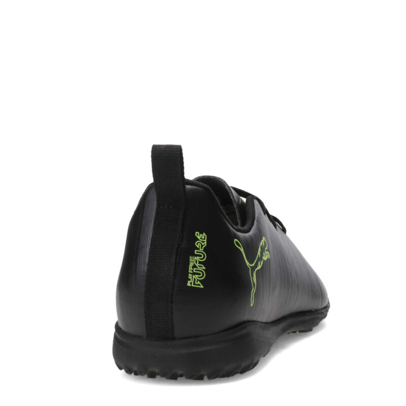 Championes de Niños Puma Futbol 5 Future 8 Play JUNIOR TT Negro - Fluor