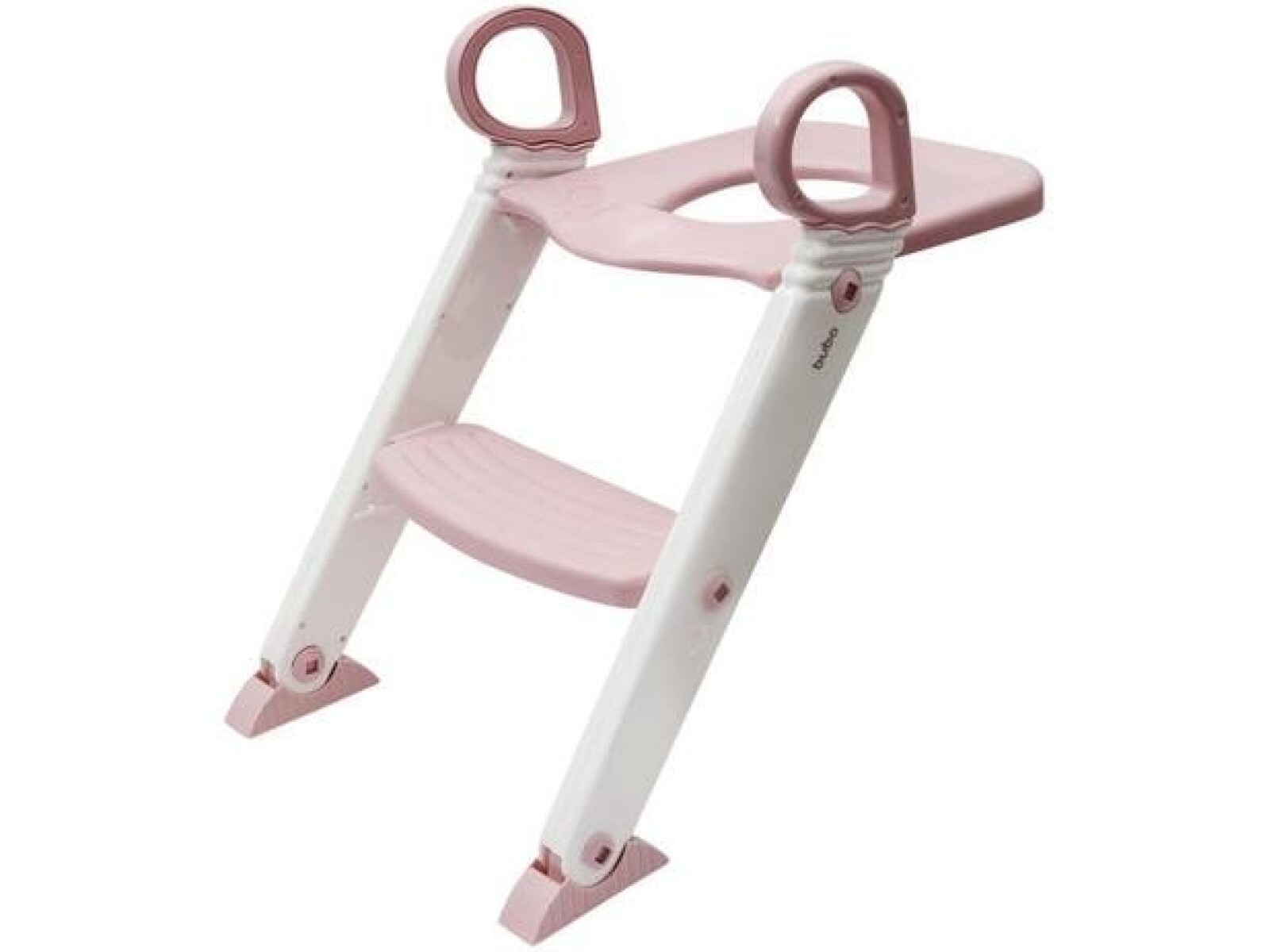 Reductor de inodoro con escalera set entrenamiento BUBA - rosa 