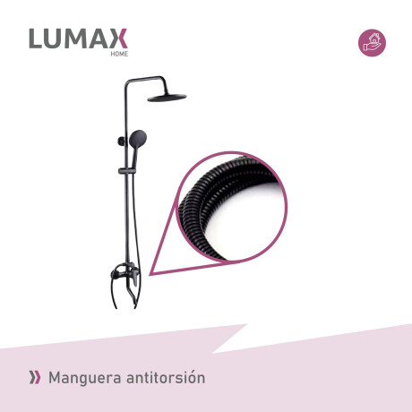 Barra columna de ducha redonda inoxidable para renovaciones de baño modernas Barra columna de ducha redonda inoxidable para renovaciones de baño modernas