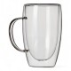 Taza Doble Pared Borosilicato 450ml Sin Color