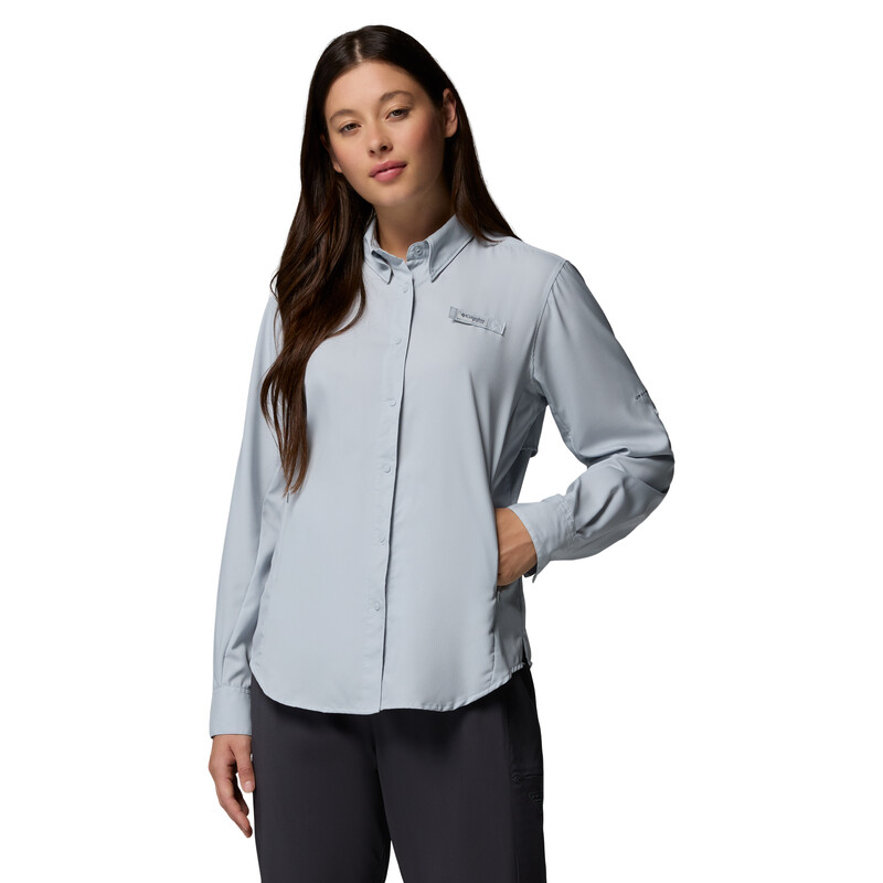 Camisa Tamiami II LS Mujer TRADEWINDS GREY