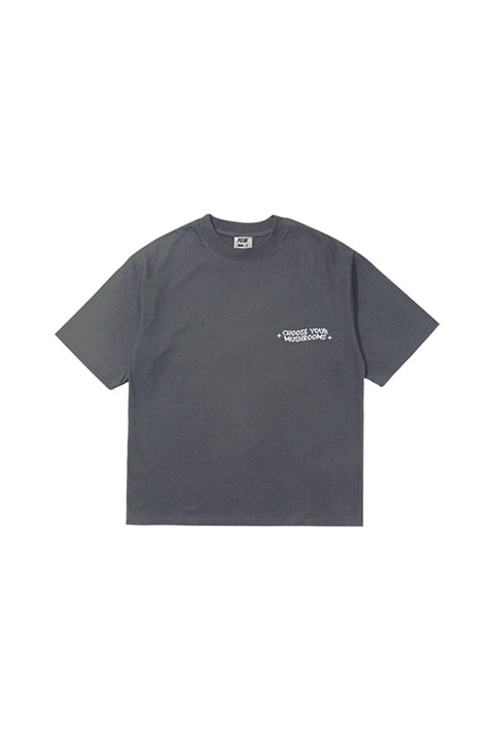 Remera Pulau Mushrooms Gris