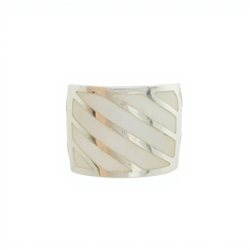 Anillo Rectangulo-Plata 925-Piedra Nacar-AN3390 conpiedra