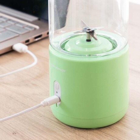 BATIDORA PORTÁTIL REC 250ML ABS-Y-ACERO-INOXIDABLE VERDE INNOVAGOODS