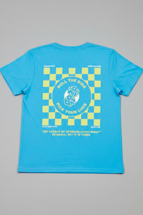 T-SHIRT SHANE DIXIE Ceruleo