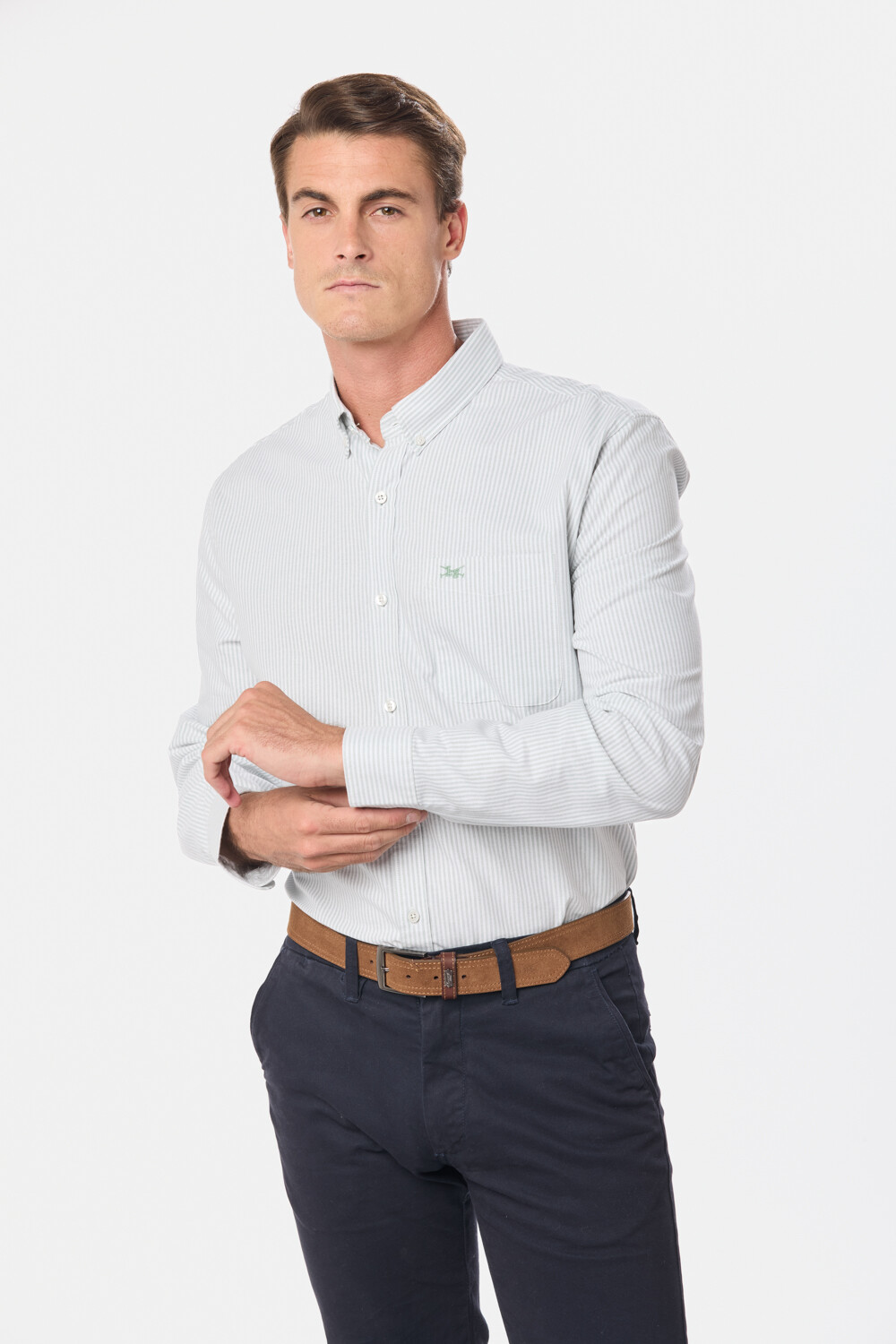 CAMISA OXFORD Verde