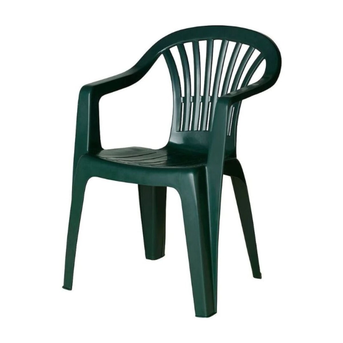 Silla PVC Altea con Posa Brazo Verde 