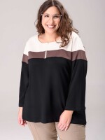 Remera cierre Beige| choco| negro