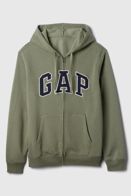 Canguro Logo Gap Con Cierre Hombre Mesculen Green