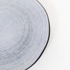PLATO PLAYO CERAMICA GRIS ESPIRAL 26.5CM Unica