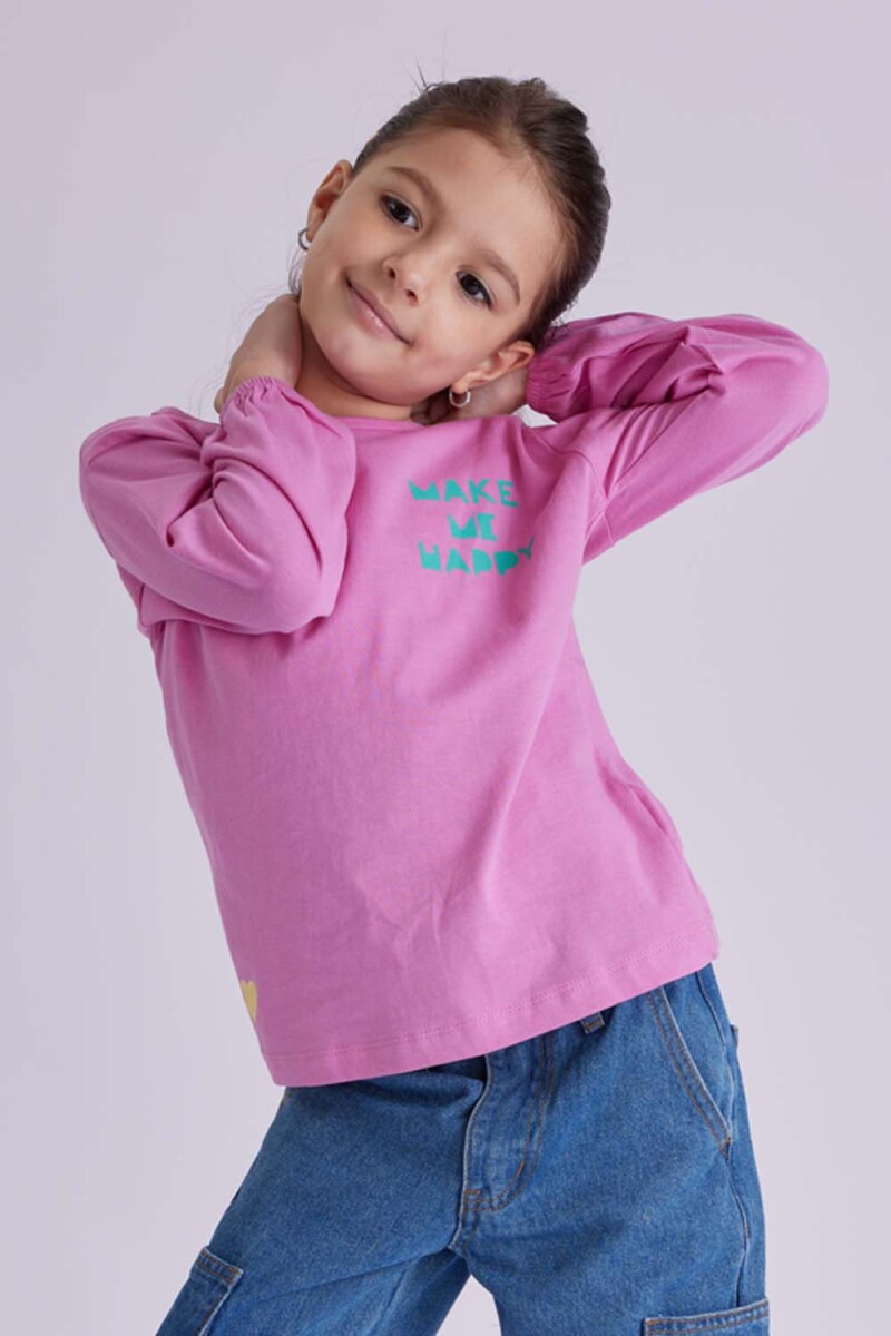 Remera manga larga Peonia