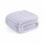 Manta Frazada Polar Plaza y Media Acanalada Suave Cama Sofá Gris Perla