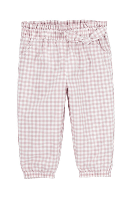 Set pantalón y blusa de algodón detalle bordado Sin color