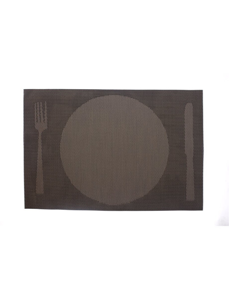 INDIVIDUAL PVC DISEÑO CUBIERTOS GRIS 45x30CM INDIVIDUAL PVC DISEÑO CUBIERTOS GRIS 45x30CM
