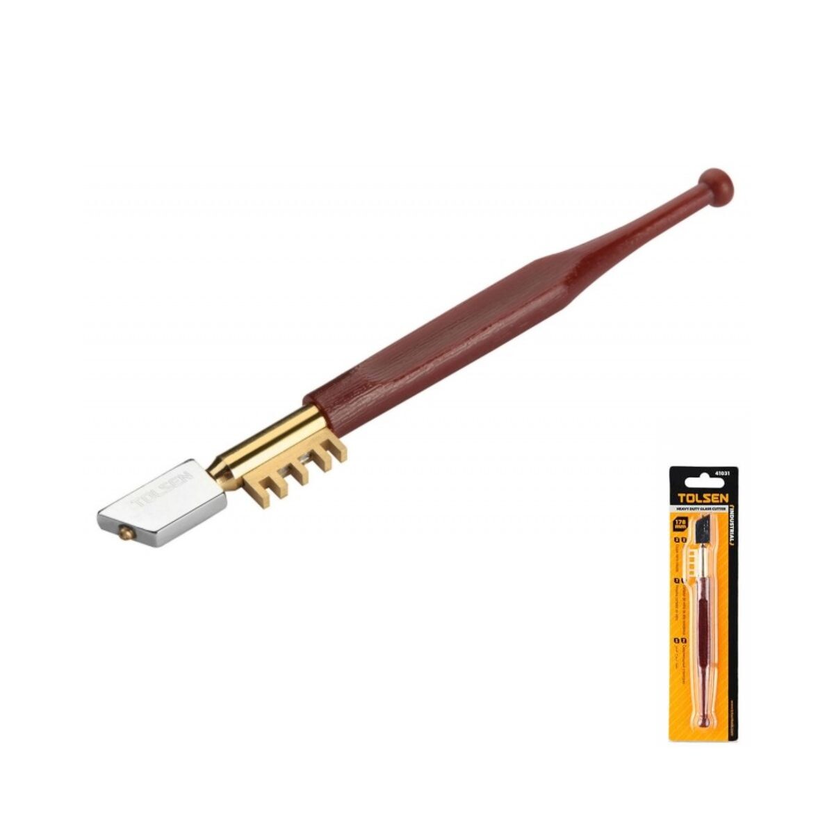 Cortador Vidrio 178mm M/plastico Tolsen 