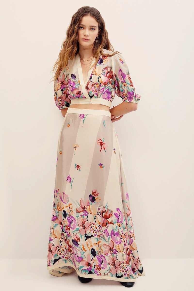 FALDA WHITE AZUCENA Multicolor