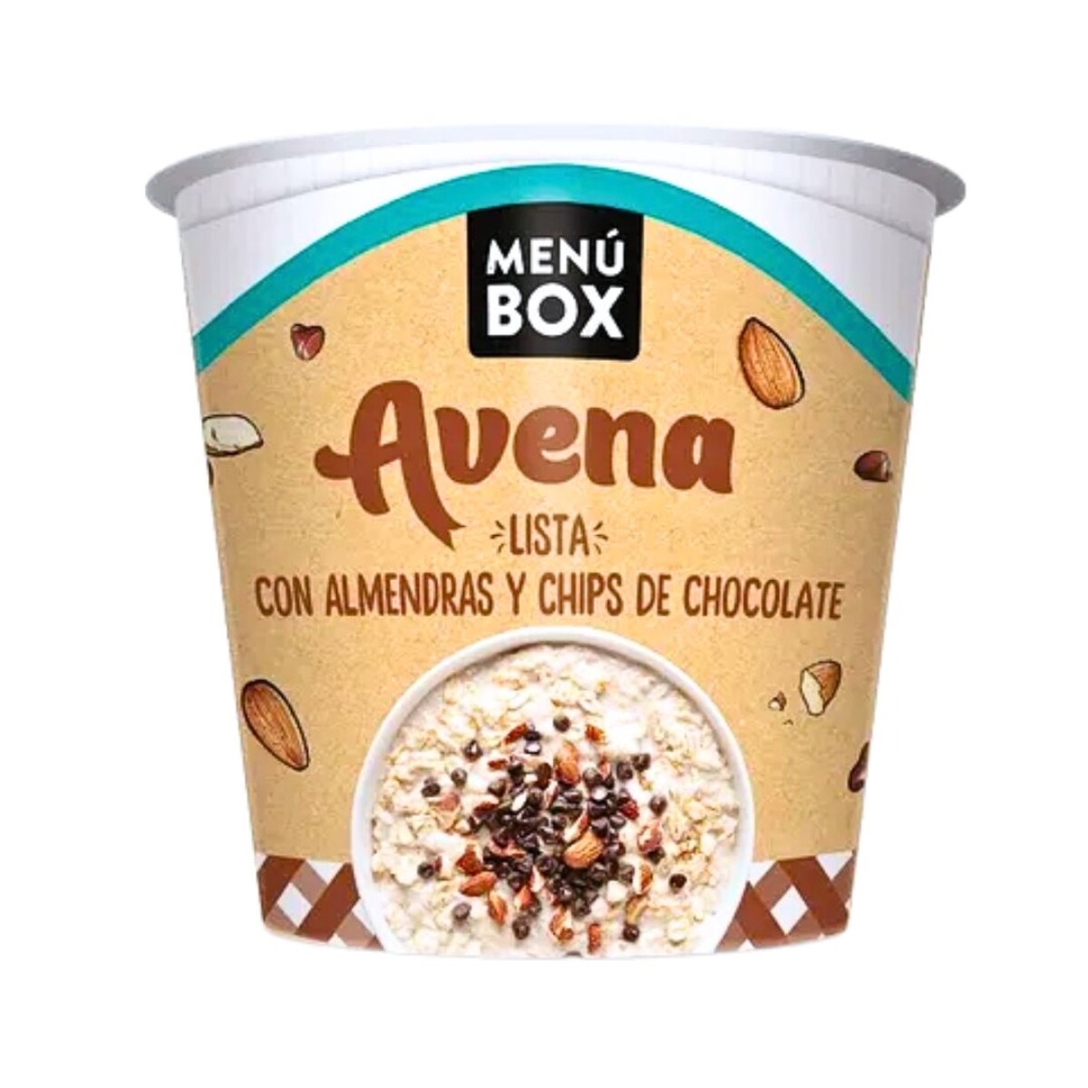 Avena c/almendras y chips chocolate Menú Box - 59 g 