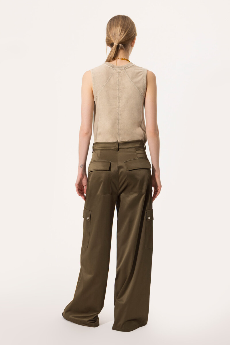 PANTALON KATHY Verde Militar