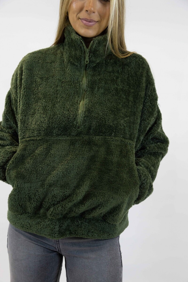 Buzo peluche - Verde 