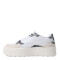 Championes de Mujer Puma Karmen II Idol Snake Chic Blanco - Negro - Gris