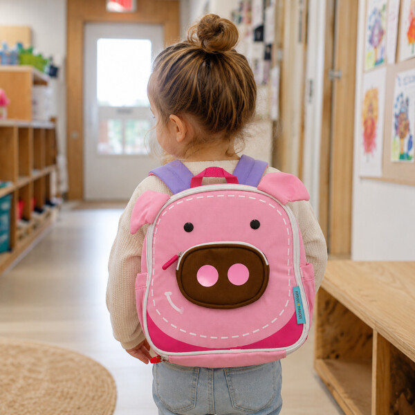 Mochila Infantil Térmica Marcus & Marcus Para Comida Rosa 1