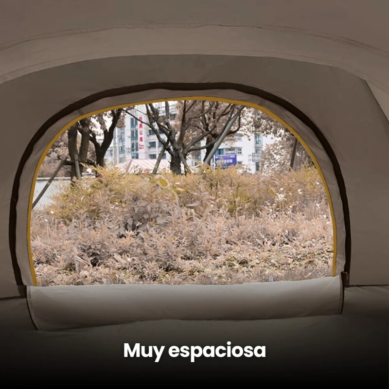 Carpa Automática Autoarmable Capacidad 3 a 4 Personas BEIGE